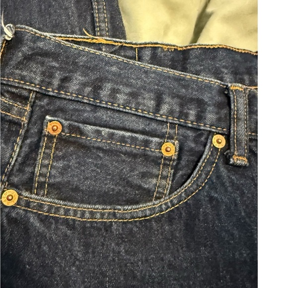Men’s LEVI’S 505 Jeans 38 x 32 Dark Blue NWOT - Picture 4 of 10